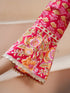 Women Floral Printed Thread Work Anarkali Kurta